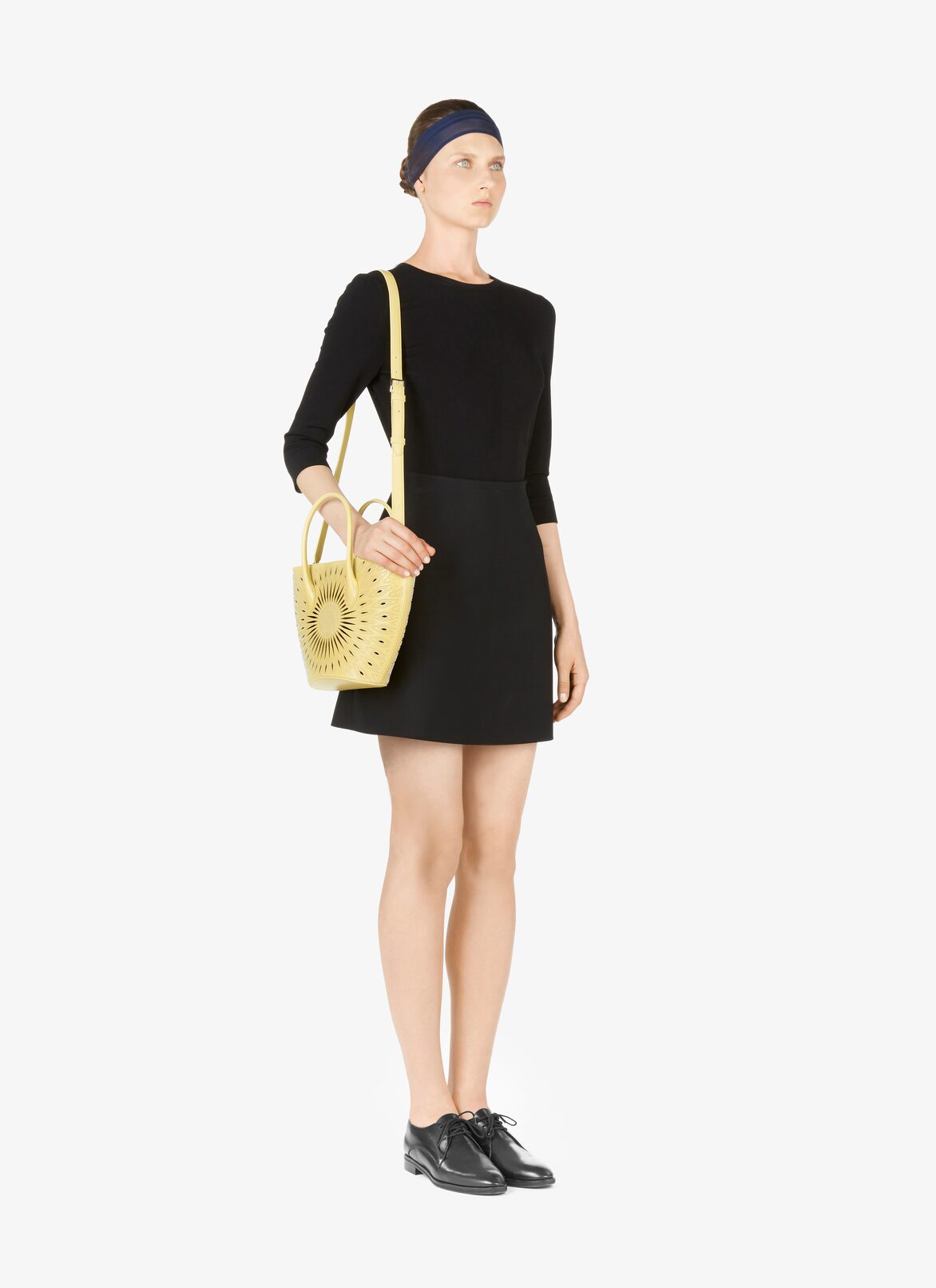 Latifa 15 Handbag ALAÏA TOPAZ YELLOW LATIFA 15 HANDBAG